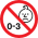 Age warning symbol