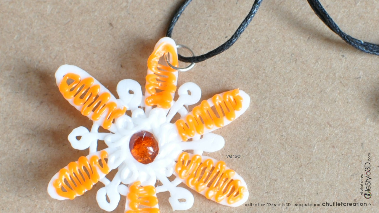 Bijoux lotx3 f01 orange 05 collier